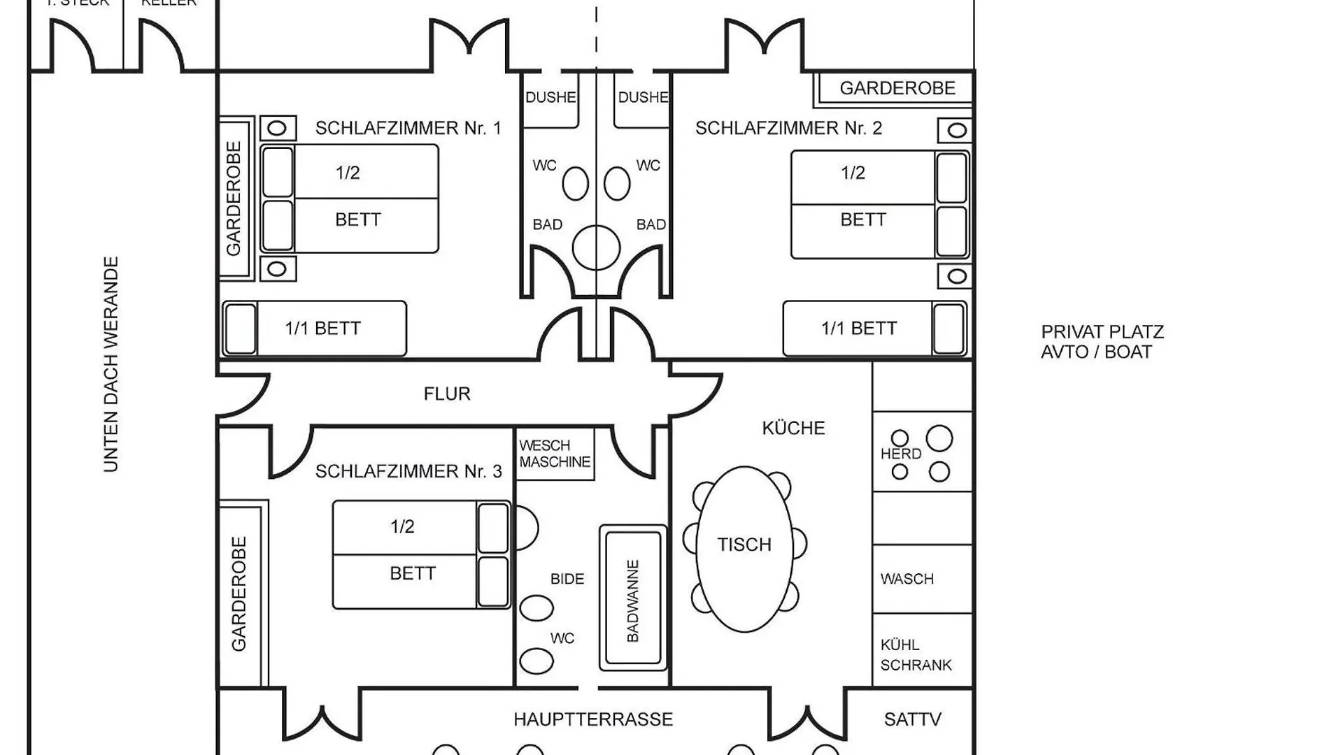 Klimatisierte Ferienwohnung In Palit Mit Pool,3 Grosser Terrasse Rab Town 0*,  Croatia